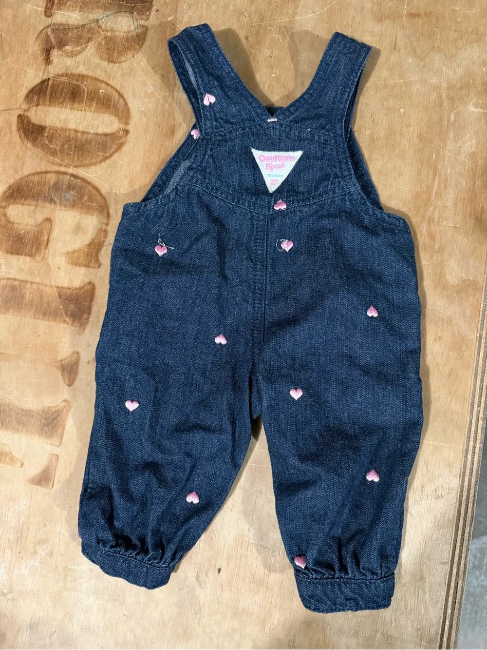 OshKosh B’gosh Baby Overalls w/ hearts